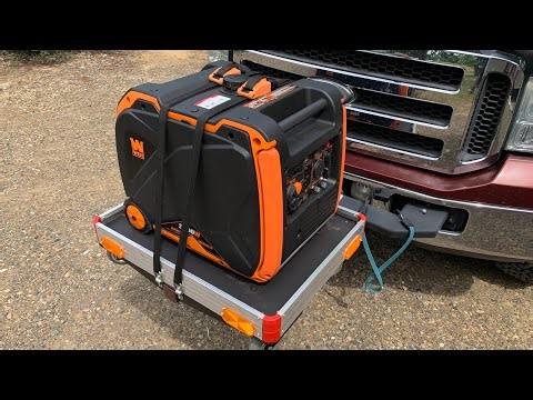 Front Receiver Generator Carrier Rack on my Ford F-350