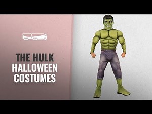 Top Selected Halloween Costumes By The Hulk [2018 ]: Rubie's Official Marvel Ragnarok Hulk, Deluxe