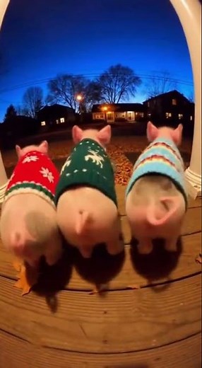 Adorable Piglet's Playful Wiggle Dance