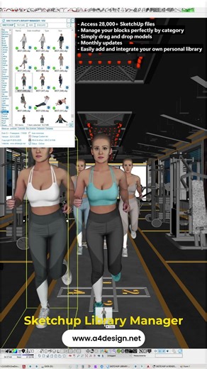 Sketchup Library Manager Plugin - Part 2 #photoshop #tutorial #designer