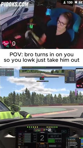 Son 😭✌️ #simulator #iracing