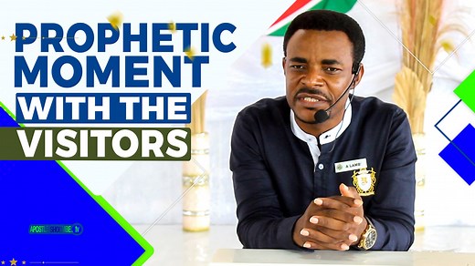 9.2K views · 427 reactions | Prophetic Moment With The Visitors | Watch The Full Video On Our YouTube Channel ( Apostle Shoombe Tv ) | Apostle Shoombe Ministries | Facebook