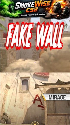 Advanced Stairs + Jungle fake Smoke on Mirage CS2 #csgo 💨