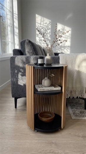 Making a Trendy Living Room Table from Wooden Slats! 🪵