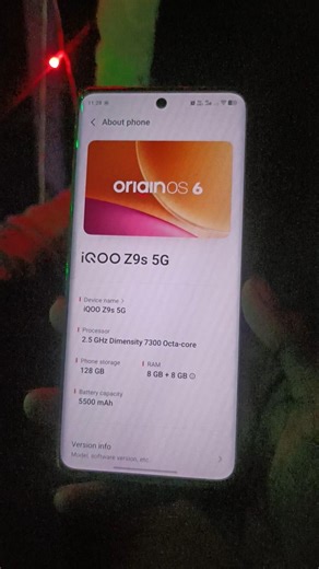 OS 6 Update Android 16 🤩 iQoo Z9s 5G New Update 📱🤩 #android16 #update #samtp #smartphone #shorts
