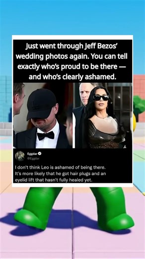 Looking at Jeff Bezos’ wedding photos again one detail stands out