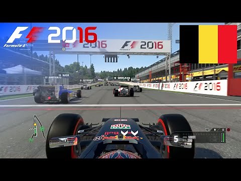 F1 2016 - 100% Race at Spa-Francorchamps, Belgium in Verstappen's Red Bull