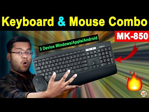 Best Bluetooth Keyboard and Mouse Combo Logitech MK 850 Unboxing and Review After 1 Month | MK 850