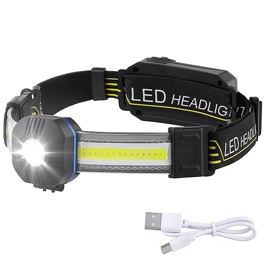 LED Headlamp Flashlight