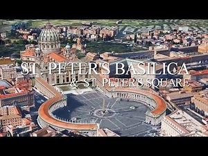 St. Peter's Basilica & St. Peter's Square in 3D