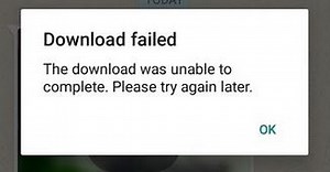 Download Failed The download was unable to Complete Whatsapp Fix - BlogTechTips