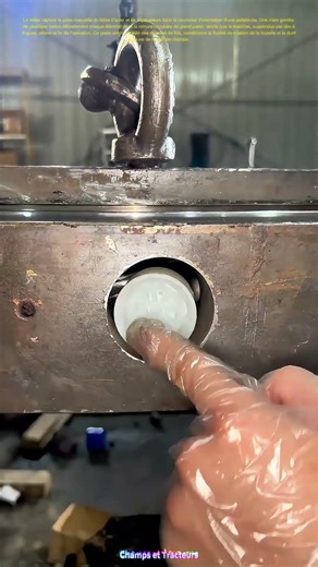 Billes en cage : l'assemblage millimétré qui permet à la pelle de pivoter