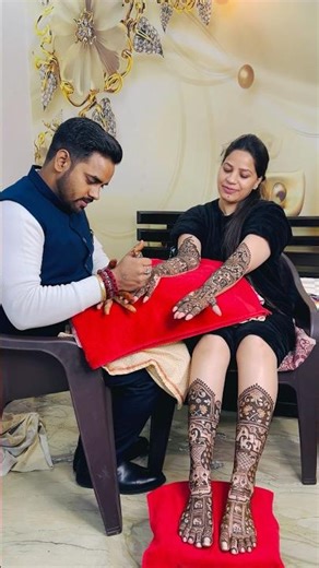 Full Leg Bridal Mehandi Design #mehndi #rajmehandidesigner #hennadesign #mehndidesign #mehendi