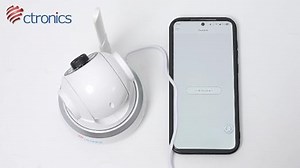 Ctronics 4G Überwachungskamera Innen mit SIM Karte, Auto-Tracking, 8 Positionen, Farb-Nachtsicht 20m, PC & App, FTP/Cloud, 360° PTZ IP Kamera Indoor, Zwei-Wege-Audio, Wand-/Deckenmontage, Einstecken