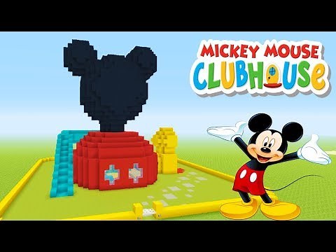 Minecraft Tutorial: How To Make A Mickey Mouse Clubhouse House "Mickey Mouse Clubhouse"