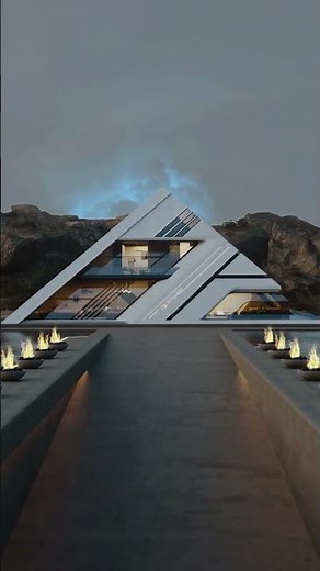 LYX Pyramid #architecture #pyramid #3danimation #luxury #villastyle #villa #design #3dmax
