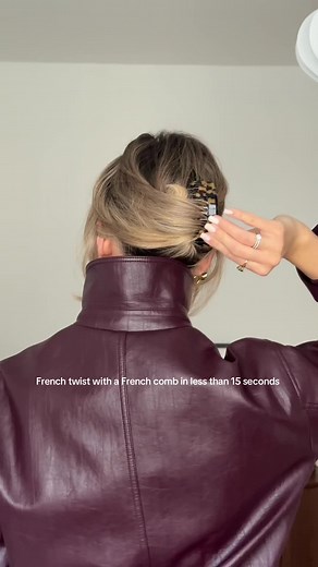 Quick French Twist Hairstyle Tutorial