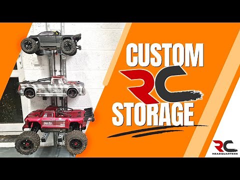 Building a DIY RC Car Storage Rack - RCHQ Vlog #1