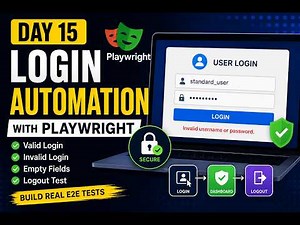 Playwright E2E Login Testing | Page Object Model + Login Helper