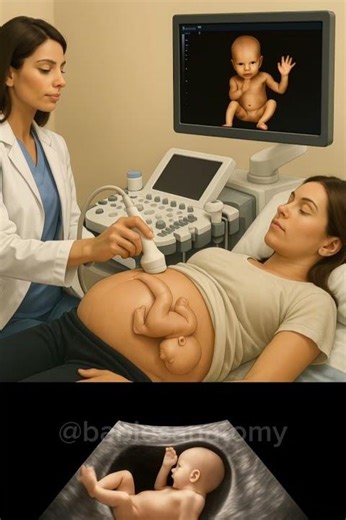 Best Weeks for Baby Ultrasound Scan #ultrasound #pregnancy #babydevelopment #3danimation #shorts