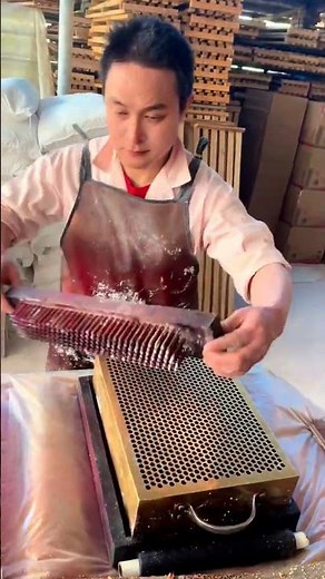 From Liquid to Chalk Sticks: How It’s Made! #ChalkMaking #HowItsMade #Manufacturing #Shorts