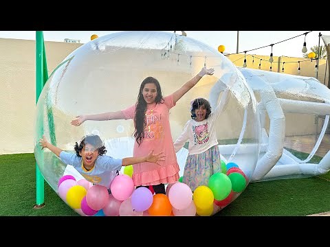 24-Hour Bubble Tent Challenge