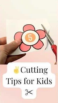 Here are Two Easy Secrets with Cutting Practice & Scissor Skills | Preschool Kindergarten