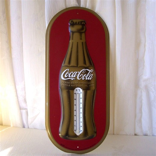 Vintage Coca Cola Thermometer Back Plate Only. B854-855-1.25. - Etsy