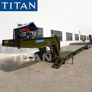 [Hot Item] Titan Folding Extendable Gooseneck Lowboy Trailers for Sale