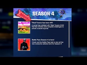 SEASON 4 Battle Pass TIER 100 "DARK ALIEN" SKIN in Fortnite! - ALL UNLOCKS FOR SEASON 4 BATTLE PASS!