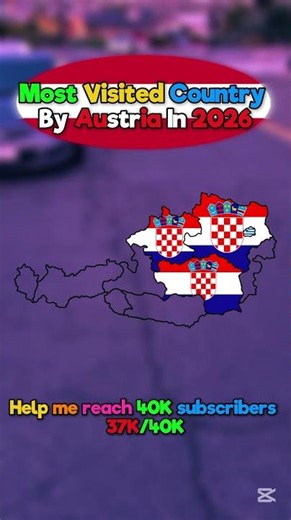 Most visited country by Austria in 2026 #europe #geoportal #mapping #mapguide #map #geography
