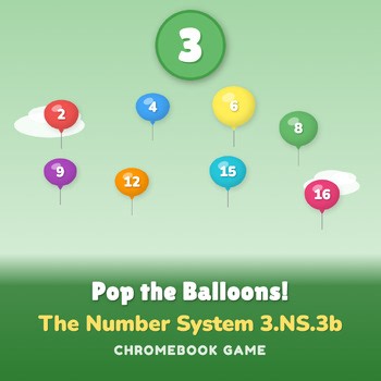 3rd Grade Fractions on Number Line Math Game | Math Center Activity