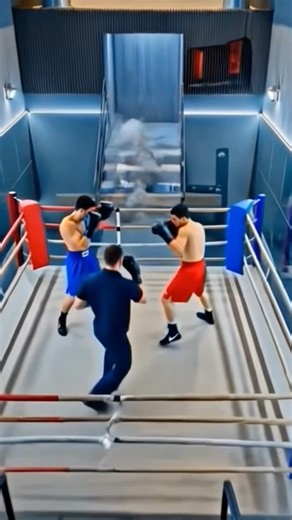 Underground Boxing Ring Build 🔥 Secret Fight Gym Transformation #shorts #boxing
