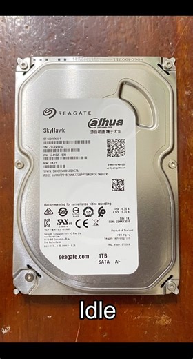 Seagate ST1000VX001 SurveilIance HDD (Skyhawk) Sounds