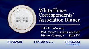 11K views · 147 reactions | SATURDAY: 2025 White House Correspondents Dinner – LIVE at 8pm ET on C-SPAN https://www.c-span.org/liveEvent/?white-house-correspondents-dinner-2025 | C-SPAN | Facebook