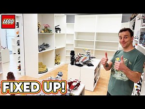 LEGO Shelving Fully Installed | Seeking Perfection Ain't Easy!