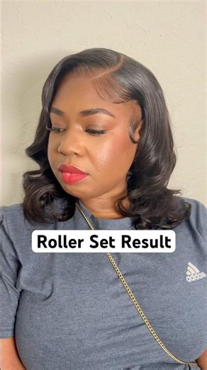 Roller Set Results Using Raw Hold | Defined, Lasting Curls
