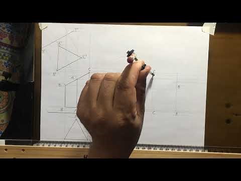 Surface Development of a Triangular Prism Truncated