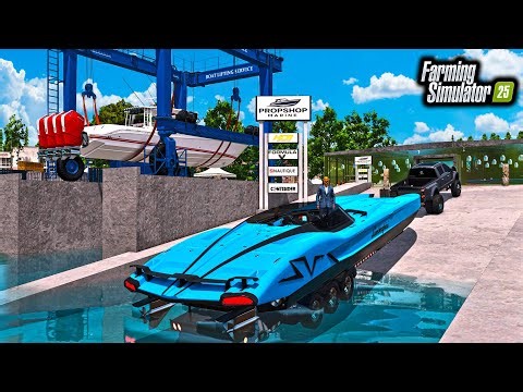 BILLIONAIRE BUYS NEW $2,999,999 SPEED BOAT! (PROP SHOP #5) | FS25