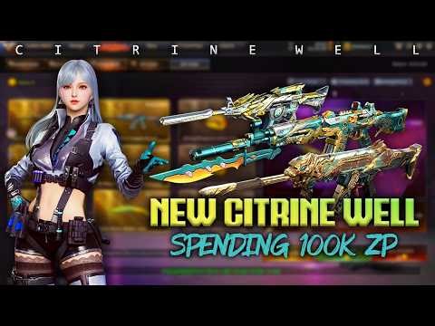 Crossfire West: NEW CITRINE WELL Sacred Beast Legends - Spending 100K ZP (Winning Rare Items)