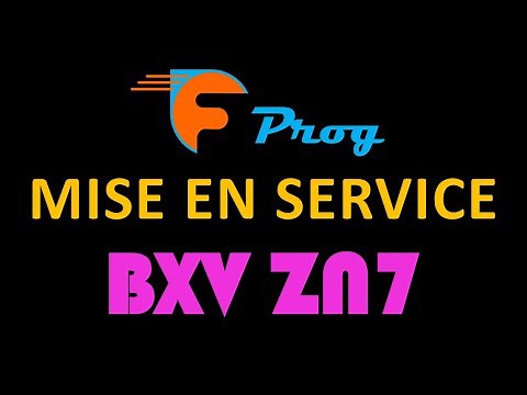 Programmation BXV ZN7 CAME