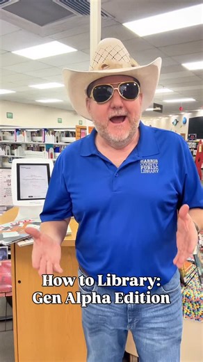 How to Library 101: Gen Z Alpha edition 📚 Bypass the line for borrowing items with the Self Checkout feature on the HCPL On the Go app! Download the app today for a more efficient, private and convenient library experience! *no actual children were involved in this video* #genalpha #i❤️hcpl #selfcheckout #libraryhumor | Harris County Public Library