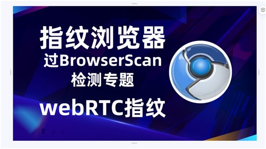 指纹浏览器过BrowserScan检测专题之本地获取webrtc指纹信息