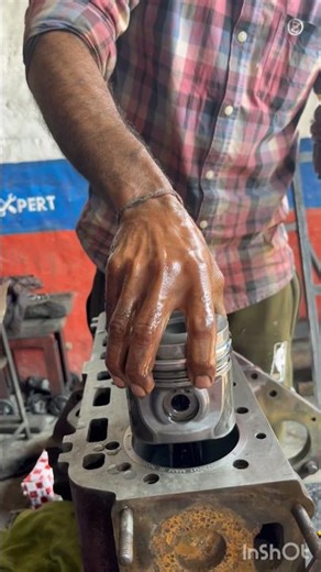 How to Install Engine Piston #ringpiston #piston #trendingshorts #shortsfeed