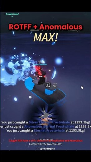 Trying the new Anomalous enchant #roblox #fisch