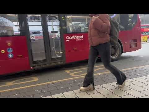 Buses at Stratford bus station