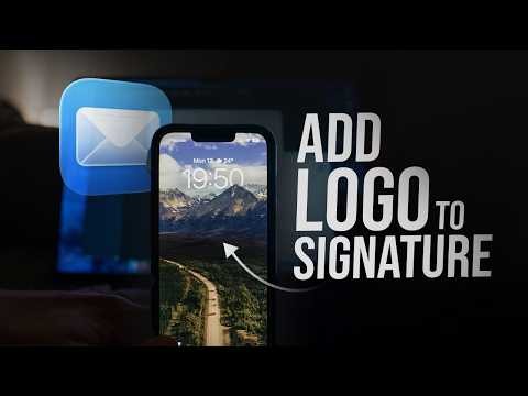 How to Add Logo to iPhone Email Signature (tutorial)