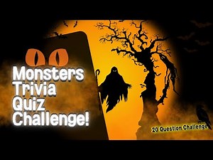 20 Monster Trivia Questions That Will Haunt Your Brain 👹 | Ultimate Quiz Challenge!