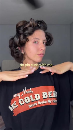 pin curls have become my fav ✨💗 #pincurls #blowout #hairtutorial #hairtok #airwrap @Olivia Garden International