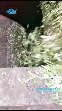 Kitchen waste shredder trial run